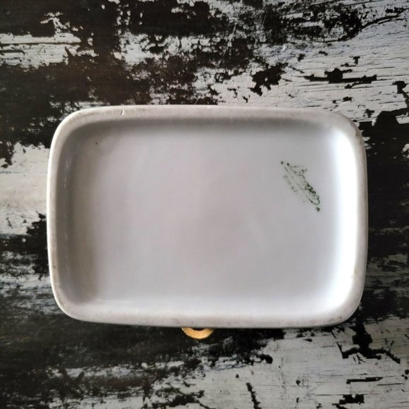 Vintage Limoges France Porcelain Trinket Box / Jewelry Box Birds and Fruit - Picture 7 of 10